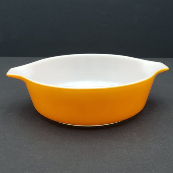 Pyrex Orange 1 Pint Casserole 471 Round Friendship 1 Pt Serving Dish - Picture 4 of 13